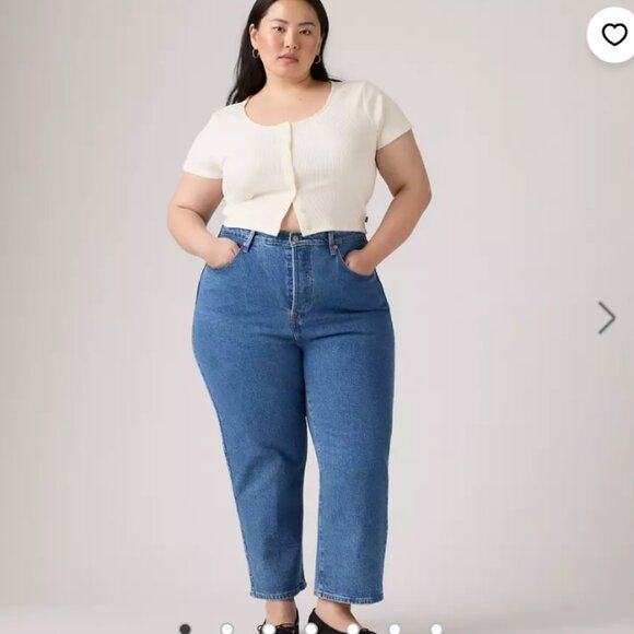Levi's Ribcage Straight Ankle Women's Jeans Size 20-22W - Picture 1 of 4